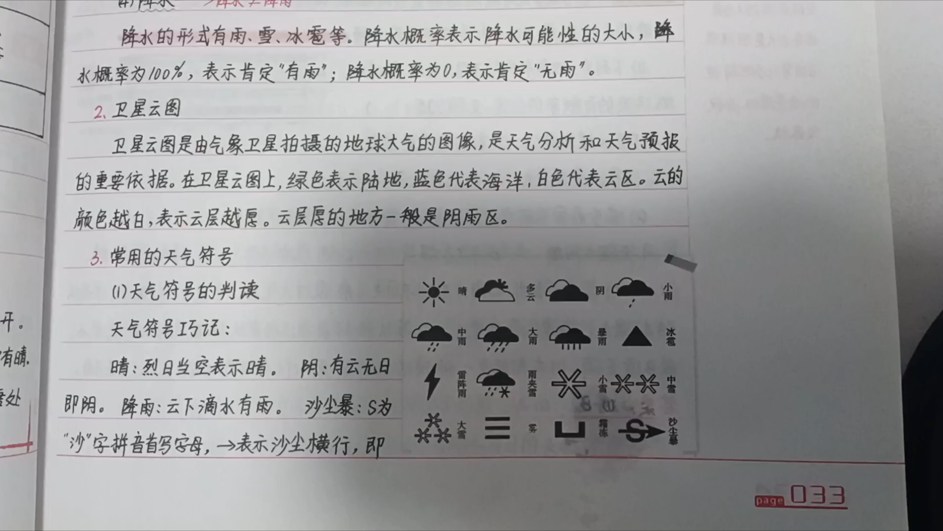 初中地理(七上)第三章,第一节:常用的天气符号哔哩哔哩bilibili