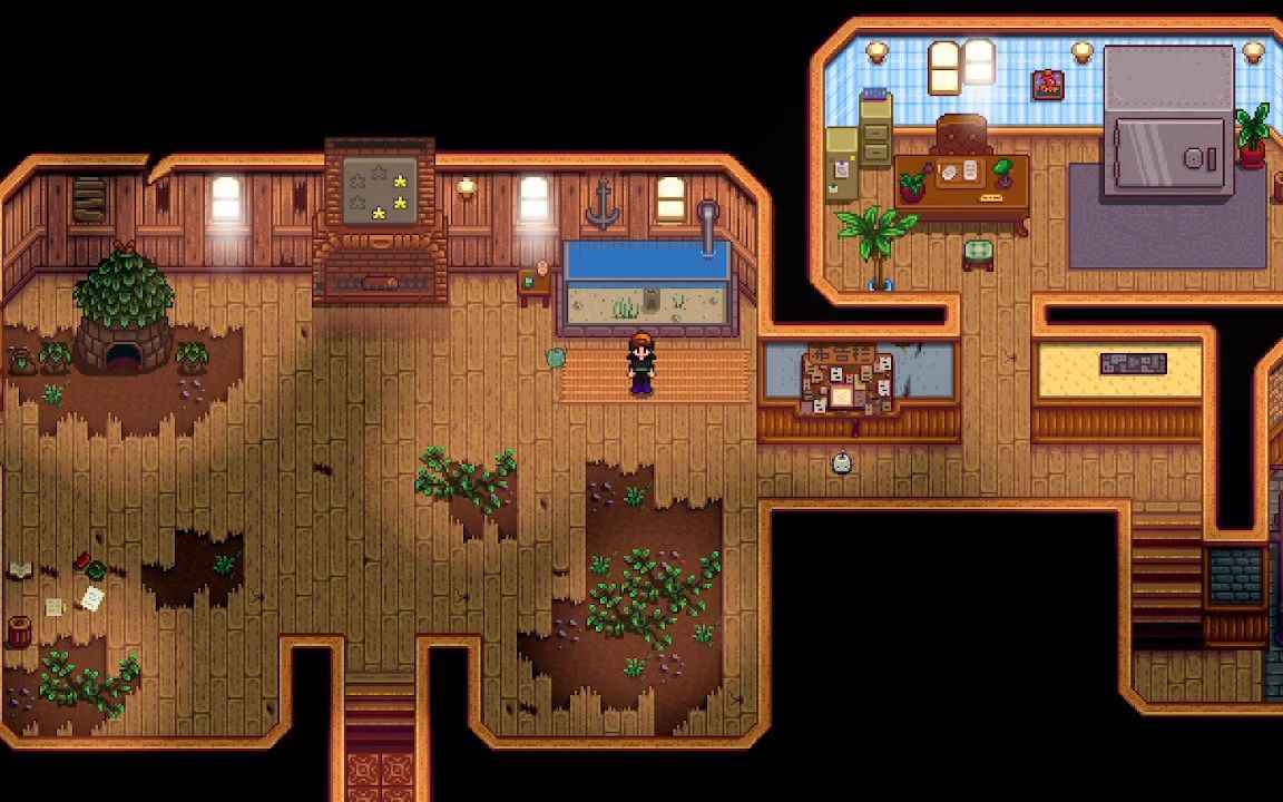 星露谷物语冬1 鱼缸献祭完成