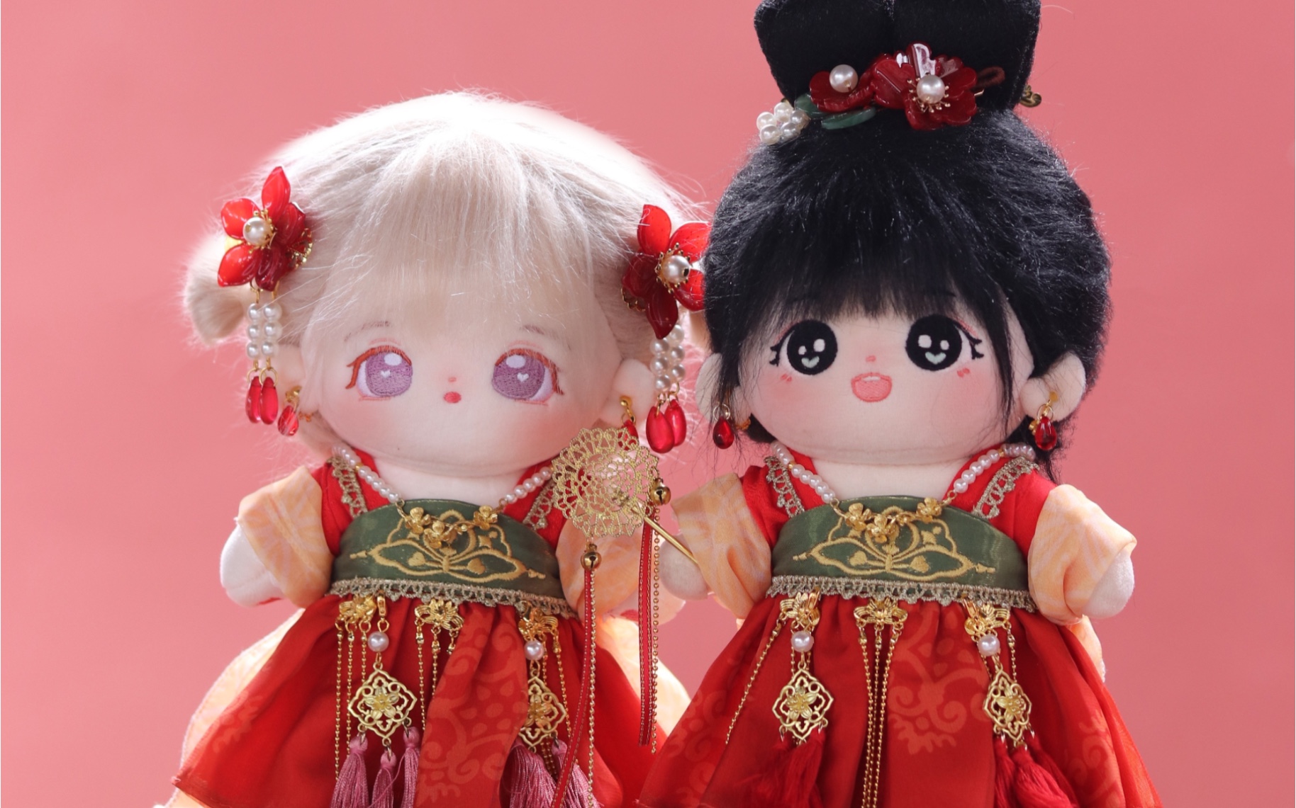 【瑶台梦】试穿 20cm棉花娃娃 汉服