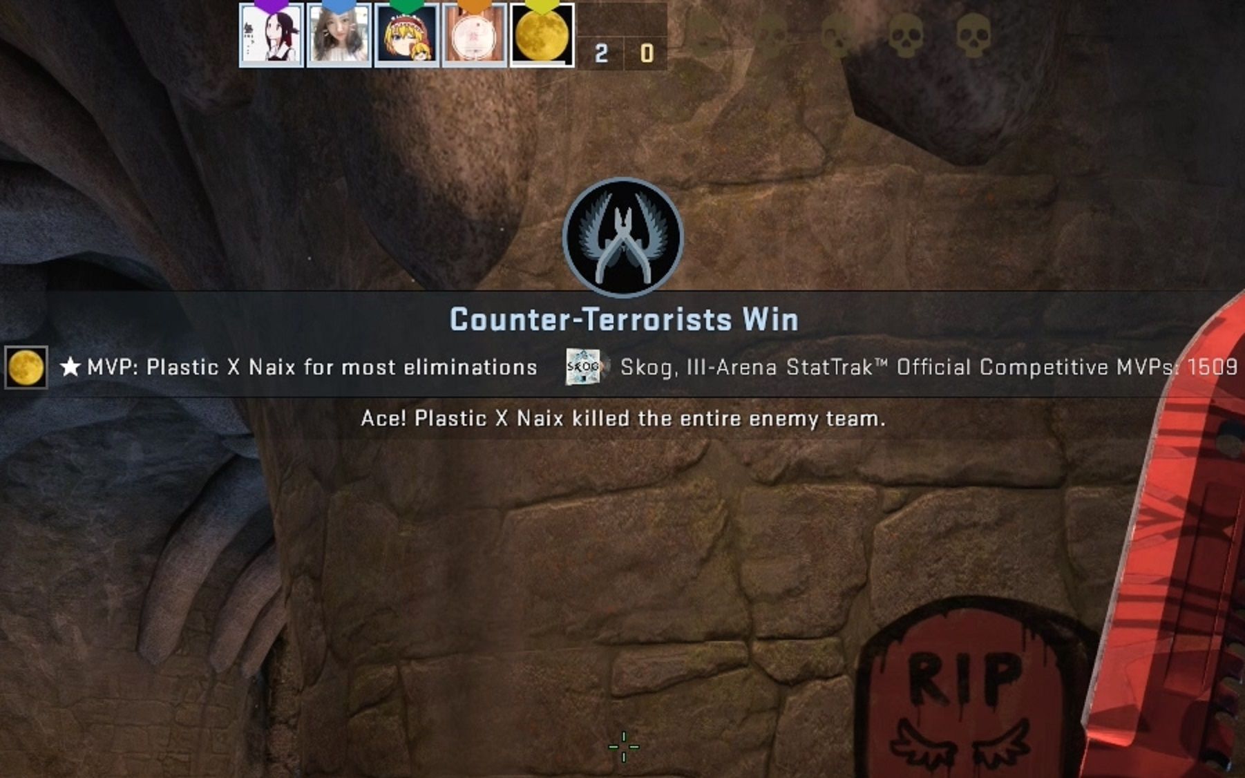 【奈克斯/csgo】chlorine科洛林b近点连喷五杀