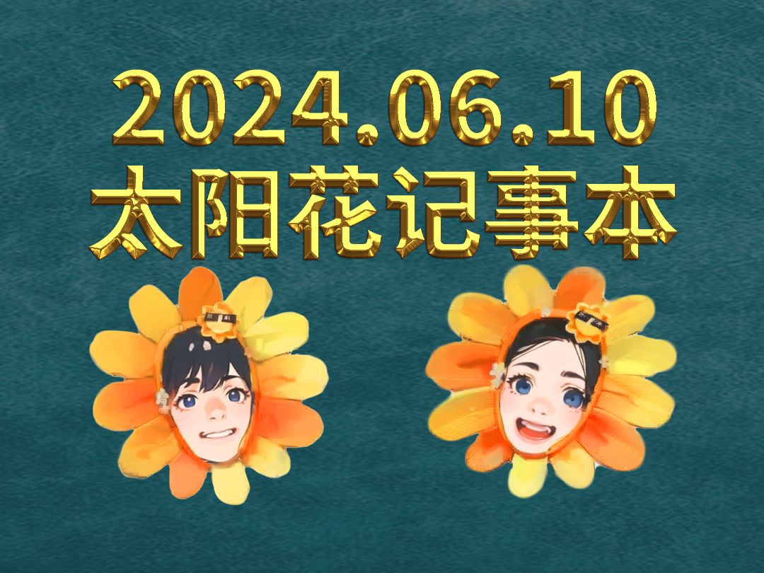 太阳花记事本16 2024.06.10哔哩哔哩bilibili