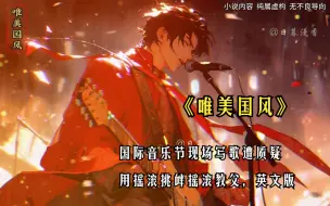 Descargar video: 《唯美国风》第六集，国际音乐节现场写歌遭质疑，用摇滚挑衅摇滚教父，英文版