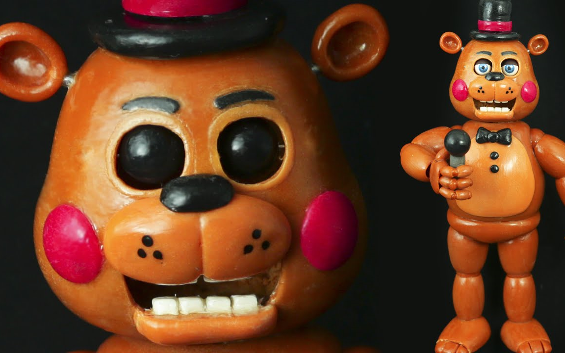 【fnaf】用软陶和冷瓷制作一只toy freddy