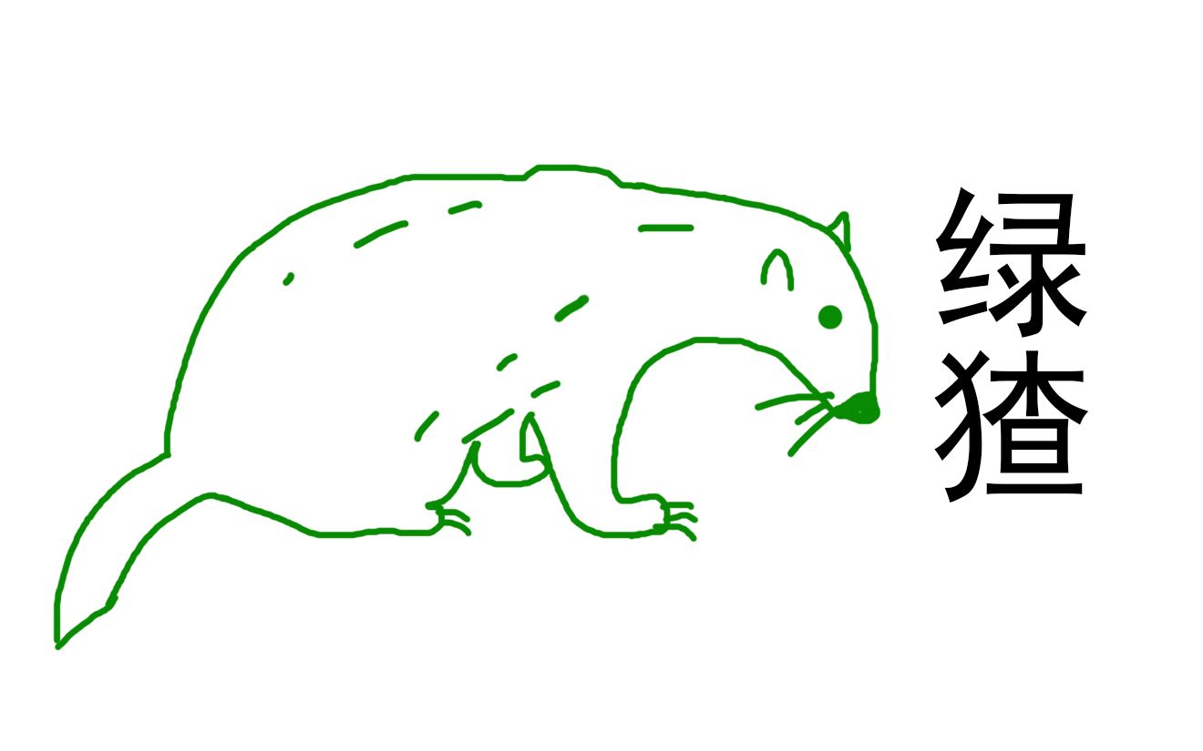 从前有一种猹叫做绿猹