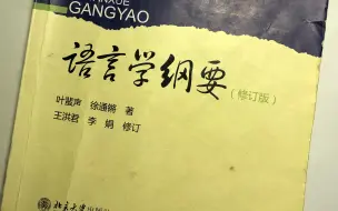 语言学纲要（叶 徐版）带读带背划重点 第六章•第一节文字和语言