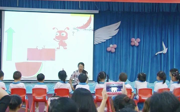 [图]幼儿园公开课中班音乐律动课《小蚂蚁搬西瓜》