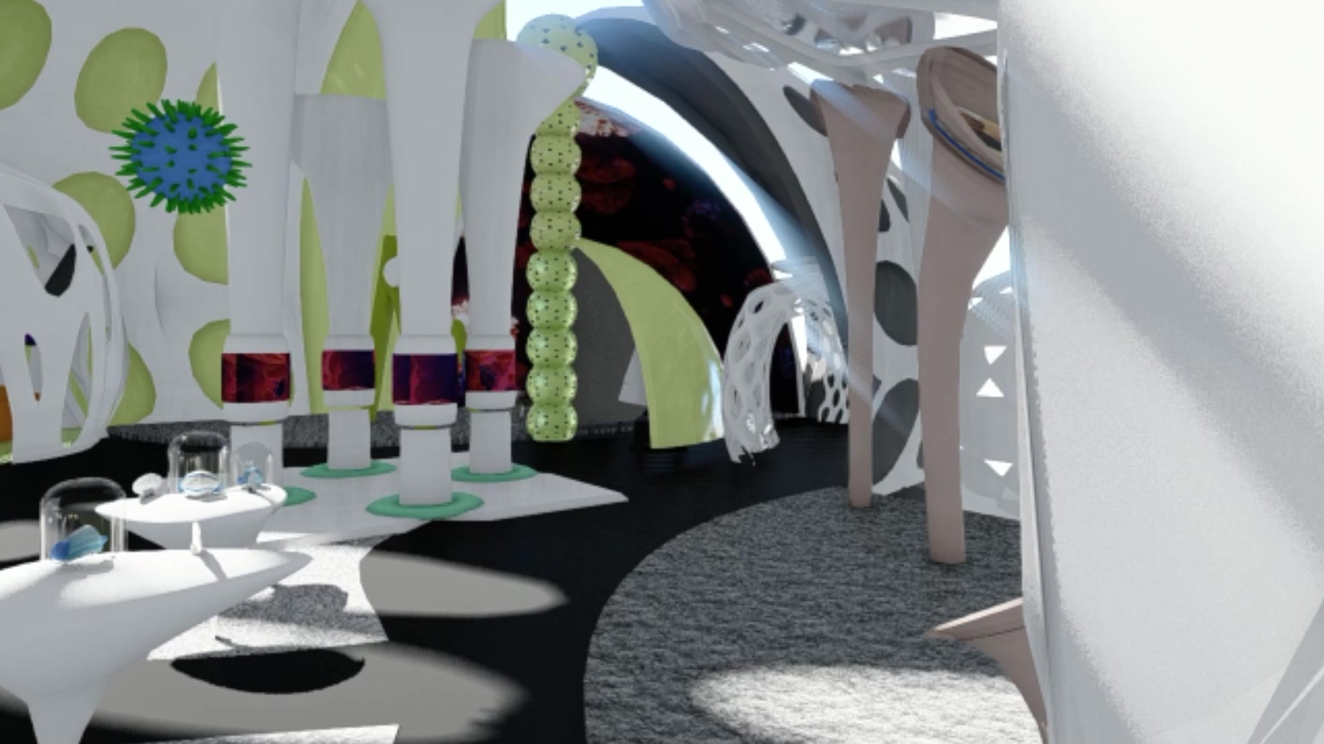 covid-19!-抗疫主题小型会展空间设计(刘爽)_哔哩哔哩_bilibili