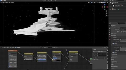 Blender星球大战太空环境照明教程 哔哩哔哩 Bilibili