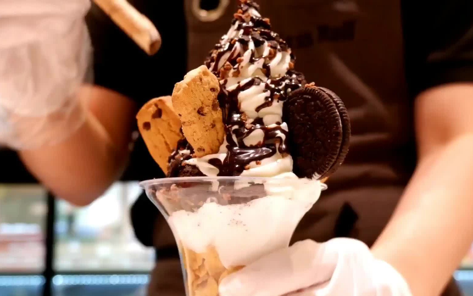 【david】dessert cafe vlog|韩国blessroll连锁咖啡店工作日常