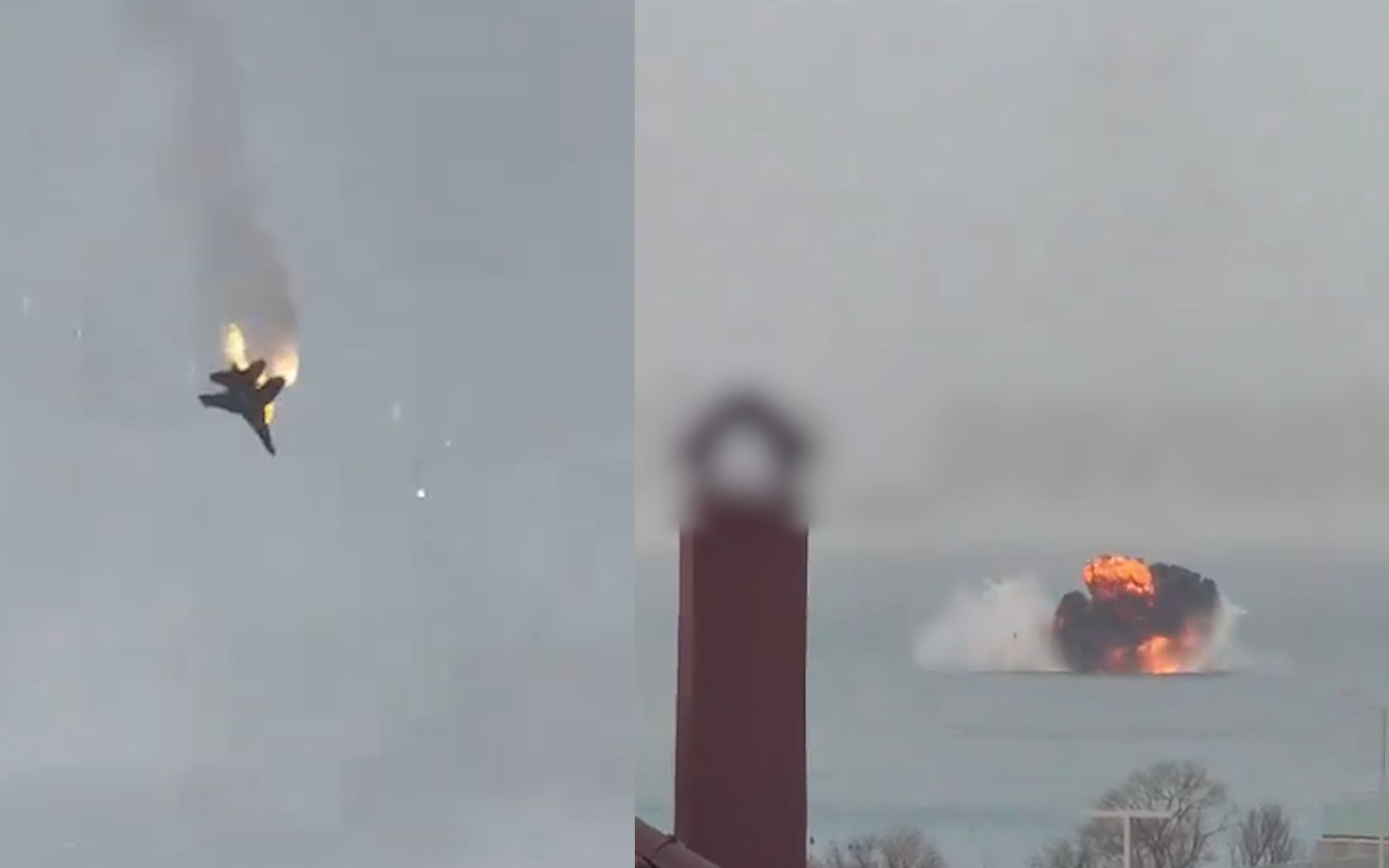 俄罗斯一军机在塞瓦斯托波尔附近坠海 飞行员弹射逃生后获救