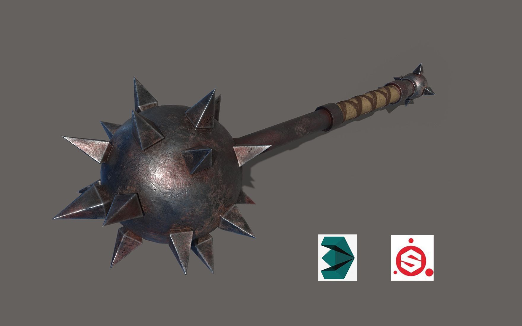 【3dmax零基础建模】游戏道具"锤子"制作讲解,建模经验分享!