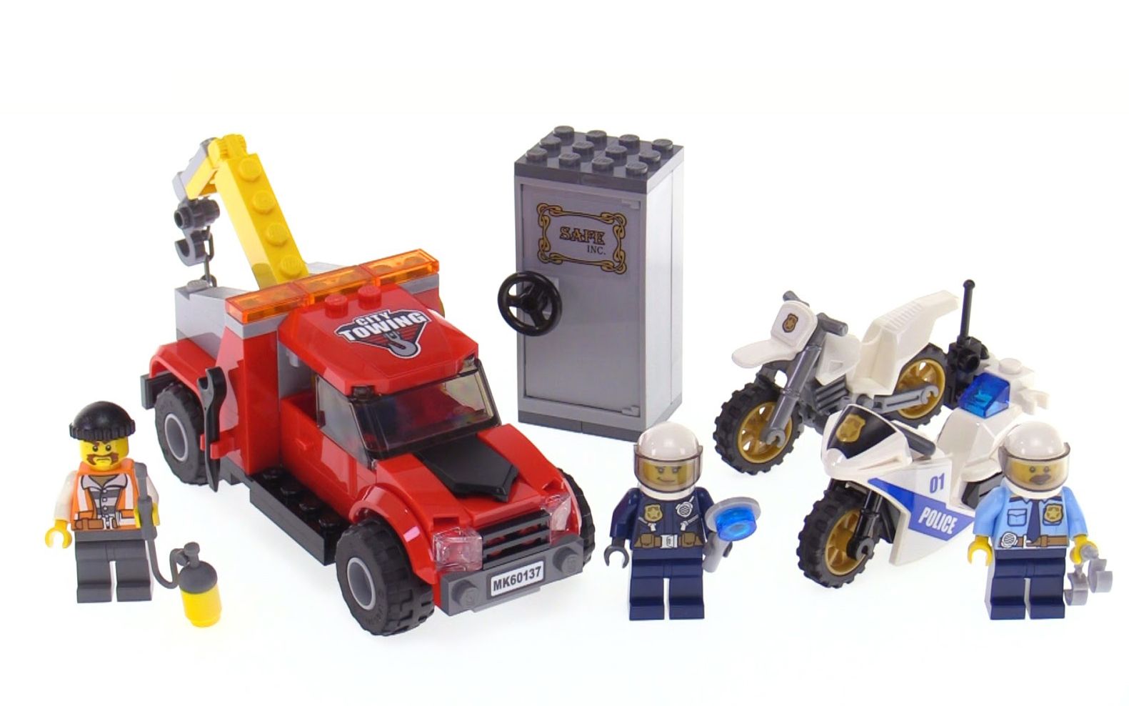 乐高 lego 60137 城市系列 追踪重型拖车 2017速拼评测