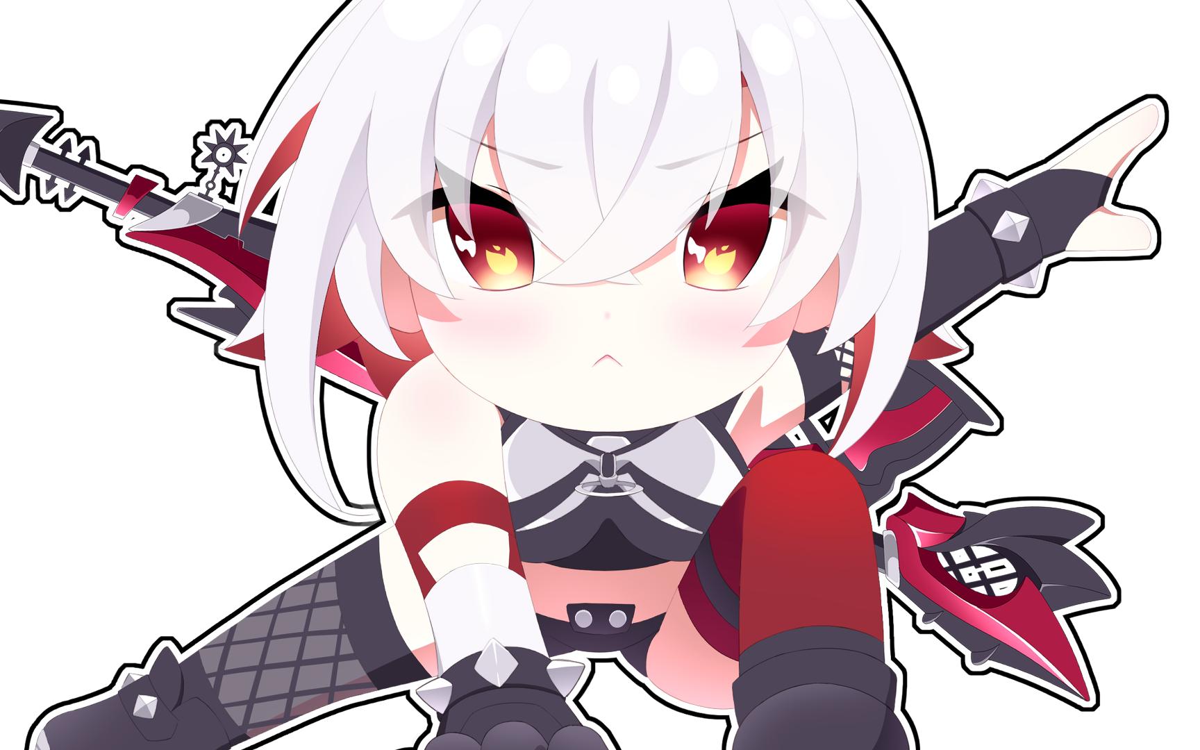 准备好战斗了嘛(逐夜之火明q版绘画过程)