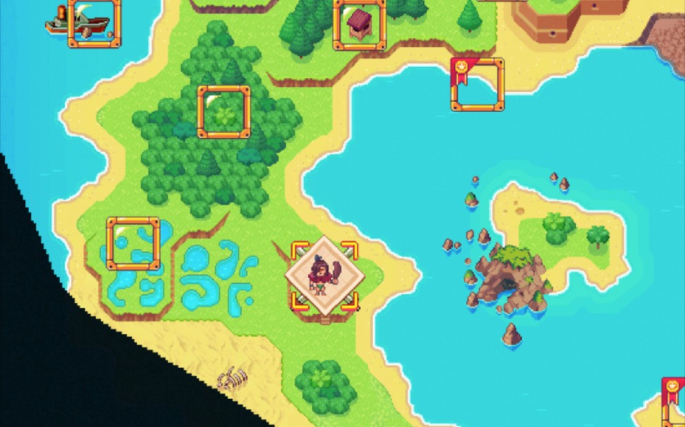 《流浪者小岛》村子