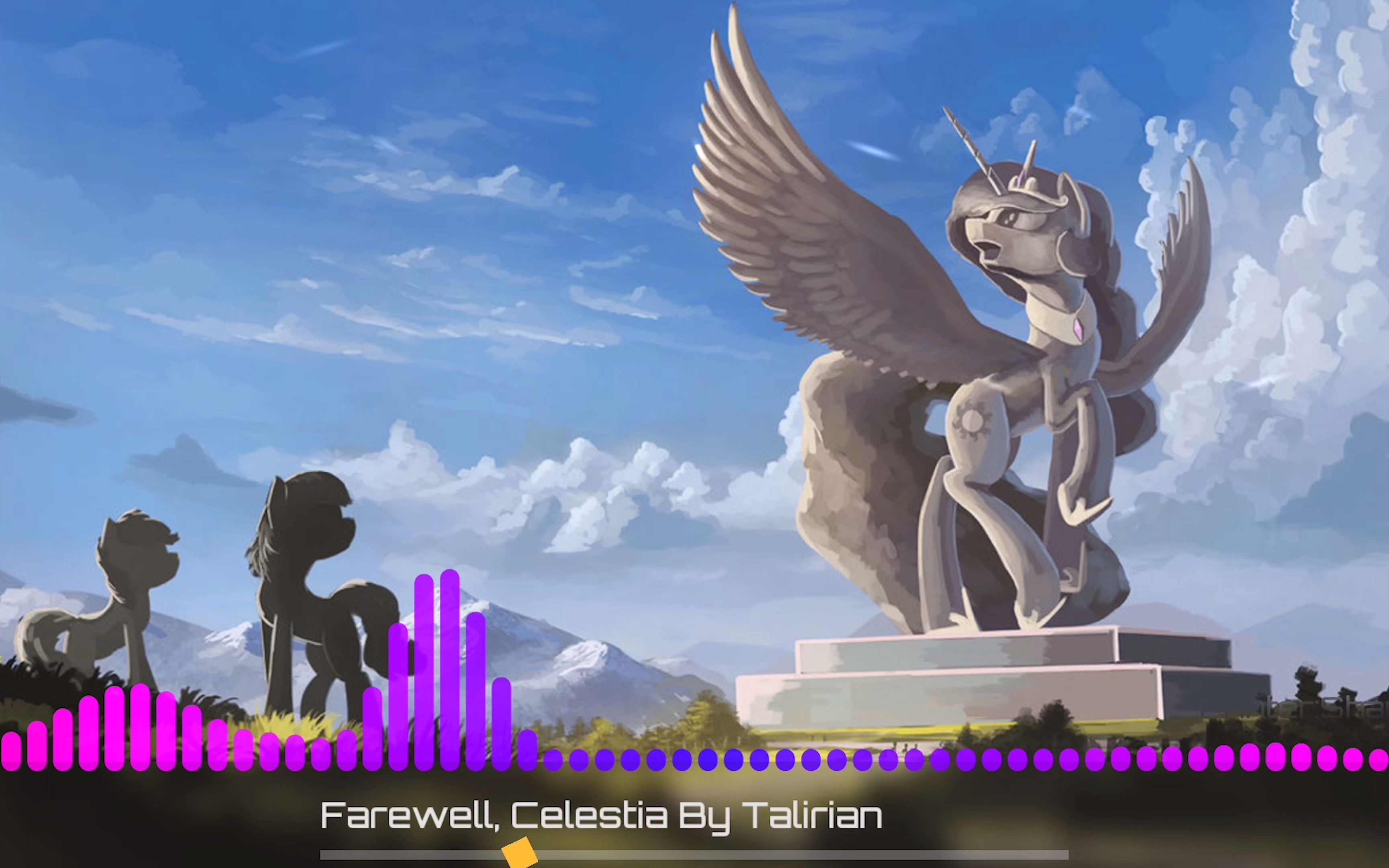 【原创MLP同人曲】Farewell, Celestia  Talirian 东方小马国:新生之序哔哩哔哩bilibili