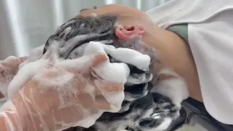 【沉浸式】有时间做一个深层头皮护理，晚上睡个好觉~