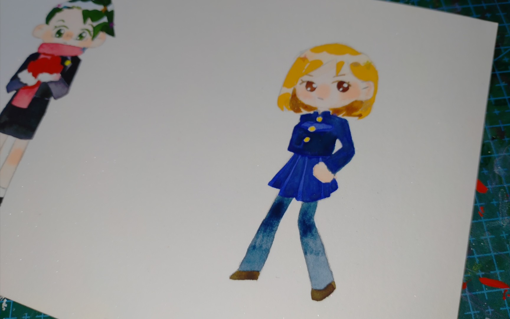 【咒术回战/水彩】q版钉崎野蔷薇