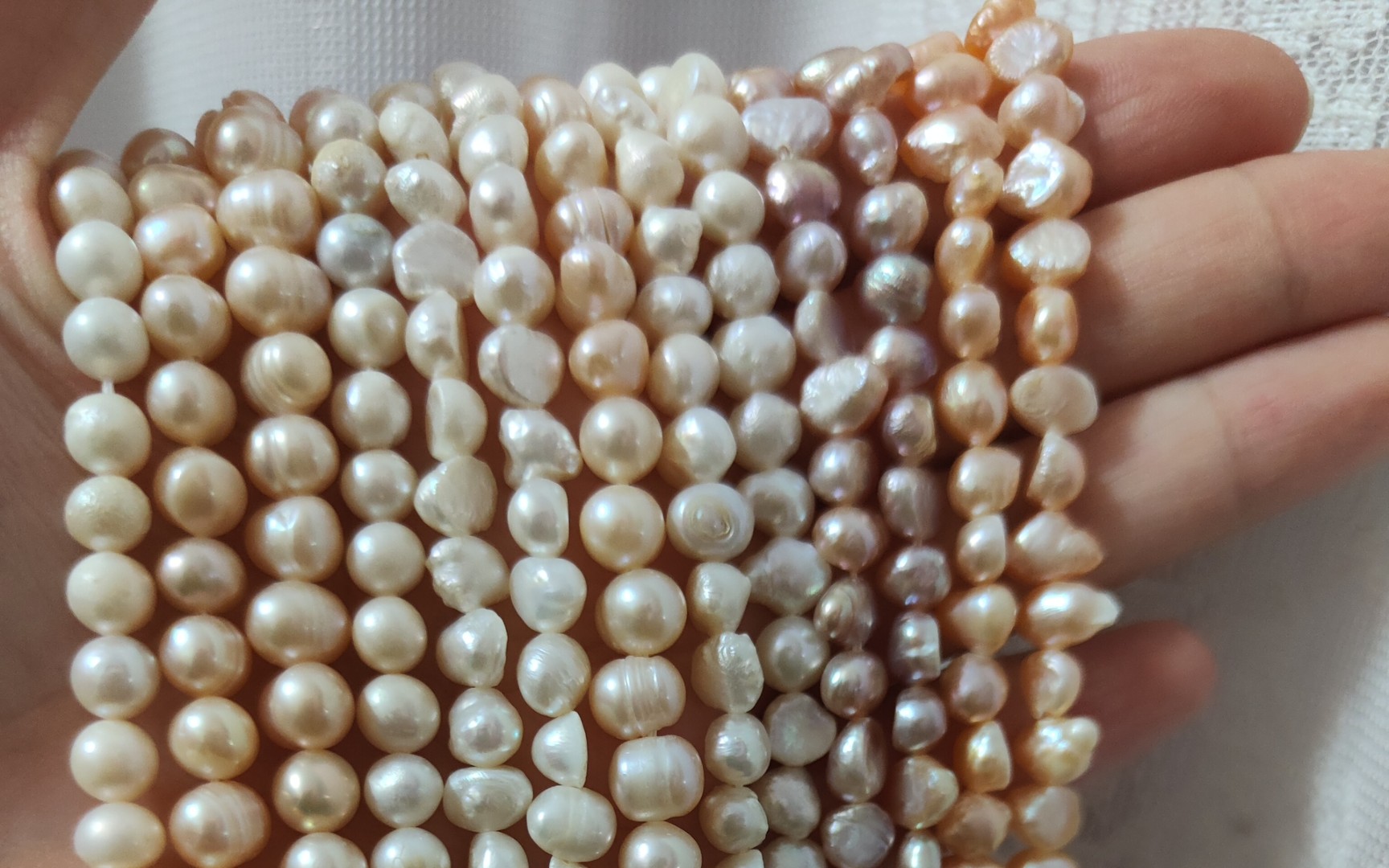 13条瑕疵珍珠打包195非偏包邮 回血出珍珠‖半退坑出材料 出珍珠