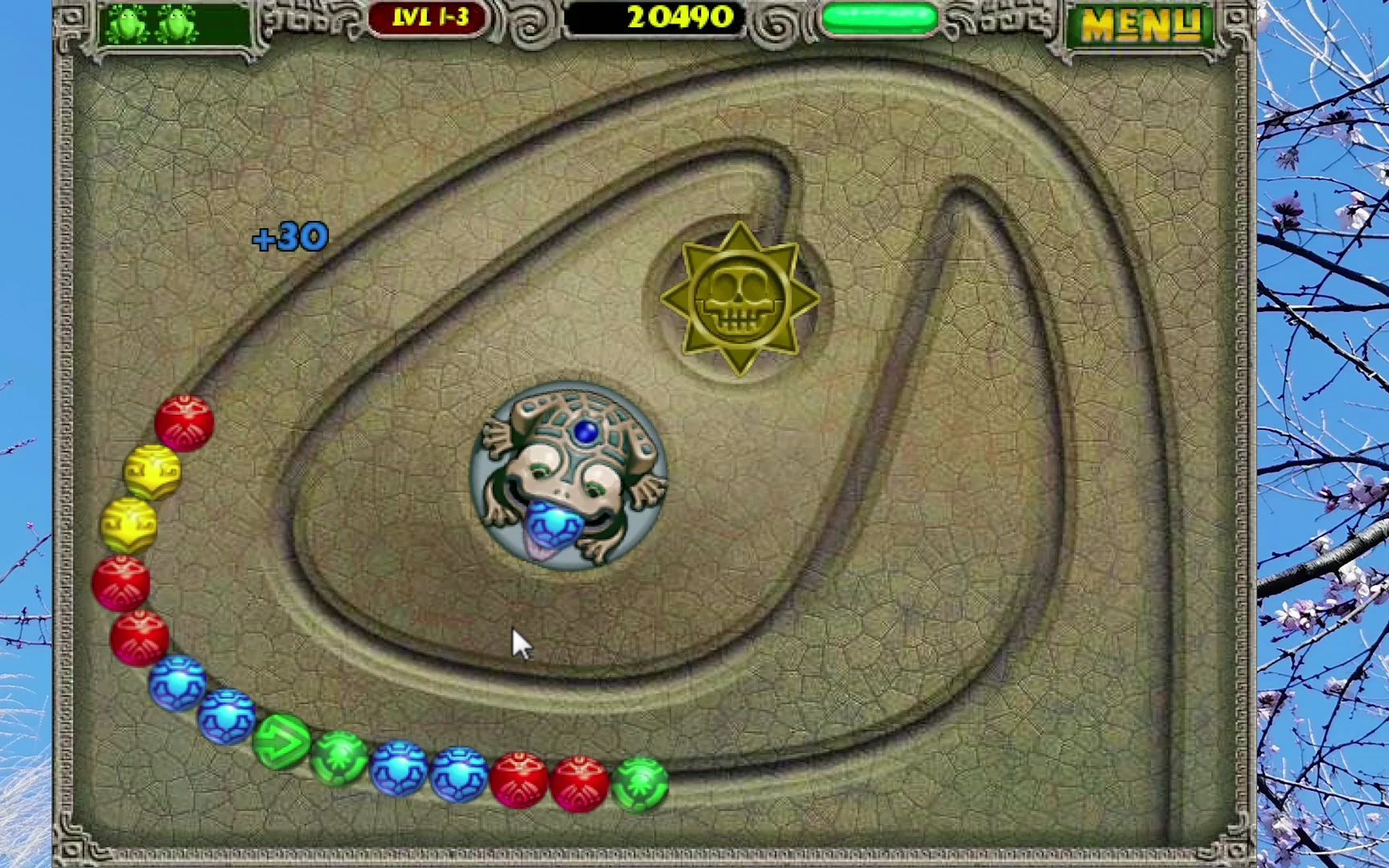 【单机游戏】怀旧经典-祖玛1-3关卡挑战-52秒通过