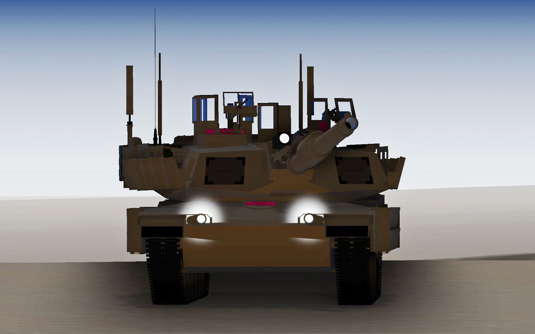 【简单飞机】m1a2 sep tusk ii火控测试iii_哔哩哔哩bilibili_简单