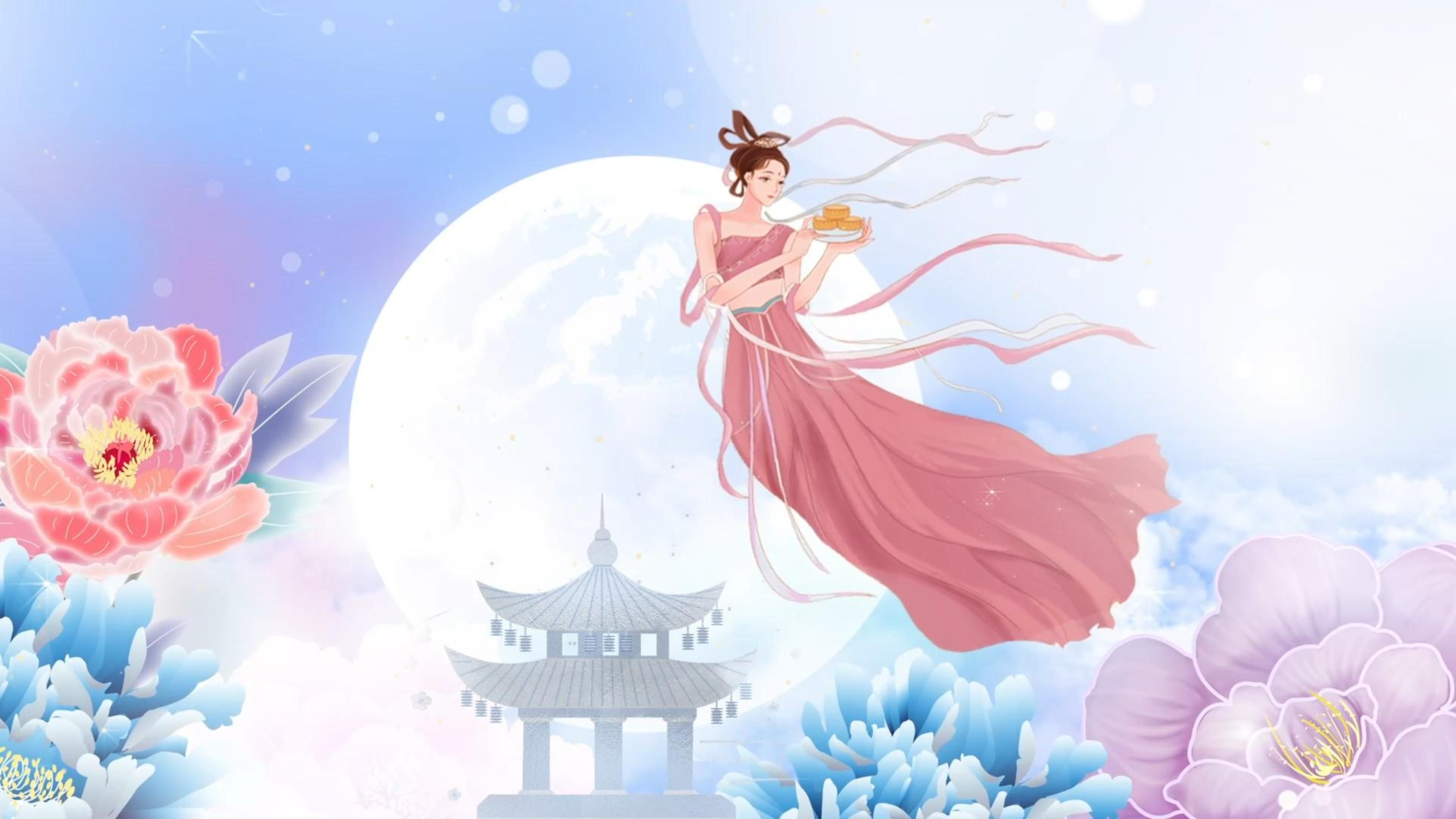 [图]中国故事 嫦娥奔月 英文版The Goddess Chang'e fly to the moon