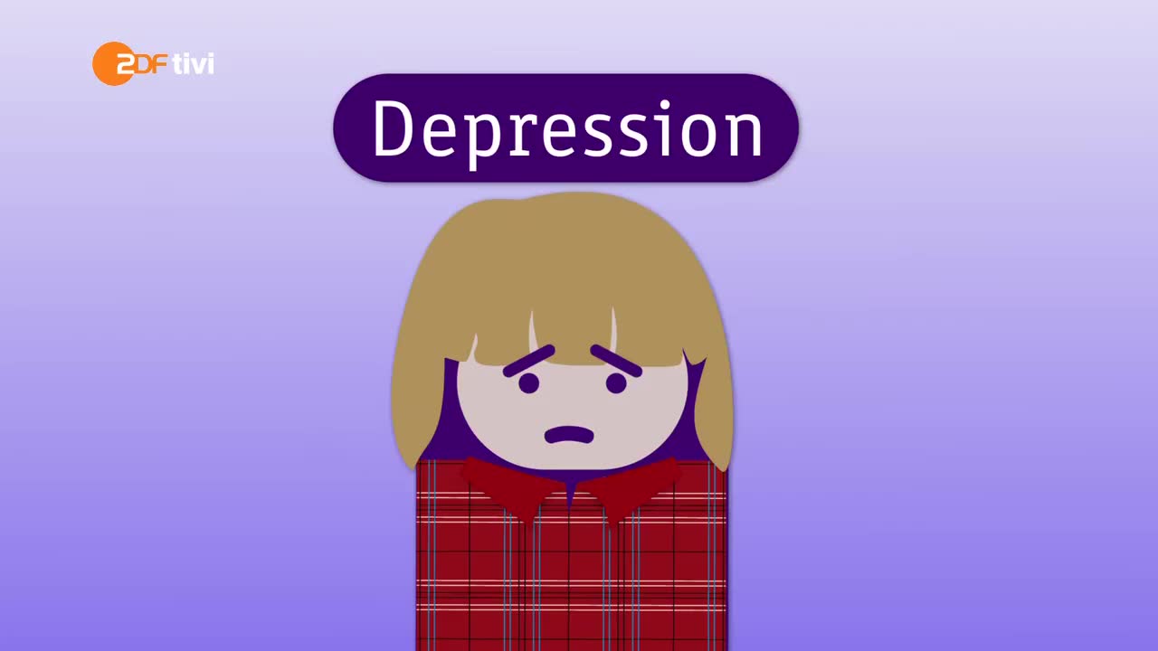 【中德双语【一分钟德语动画】depression"抑郁症就像是心灵得了