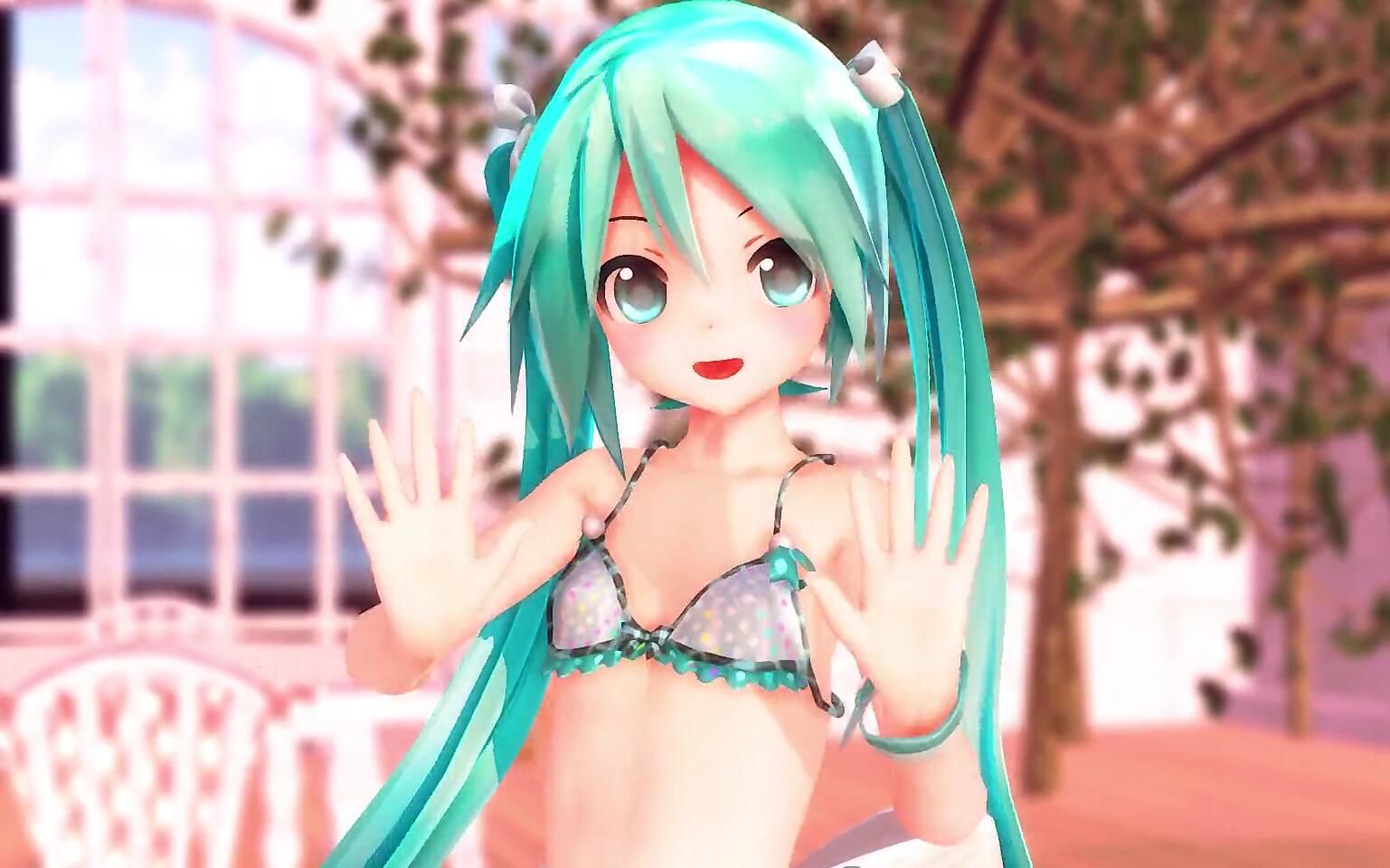 [图]【MMD】O-share is Noko-ism!【三妈式初音水着泳装】SIVA【搬运】