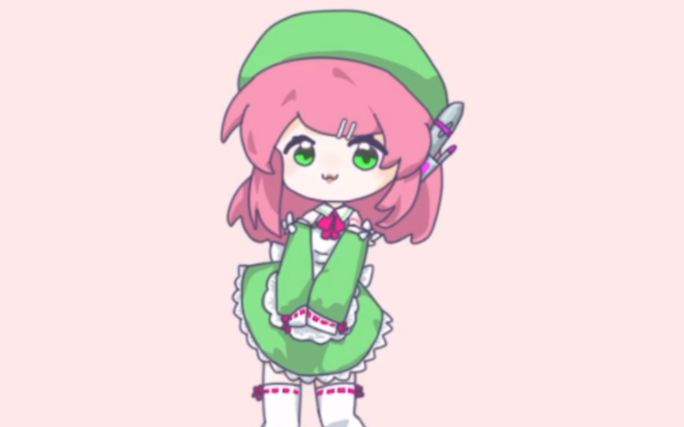 画个可爱的桃音momo