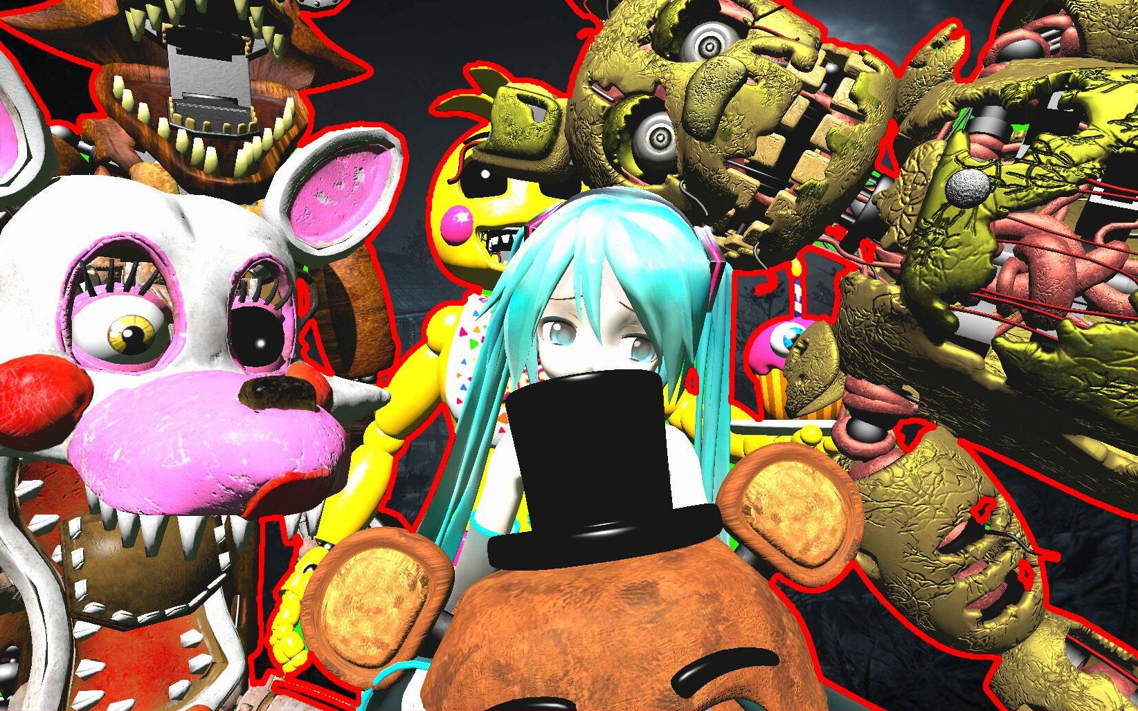 【fnaf模组】fanf2弗莱迪头套能骗过弹簧陷阱吗?