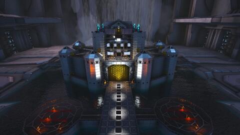 方舟建筑无mod 创世纪1城堡 哔哩哔哩