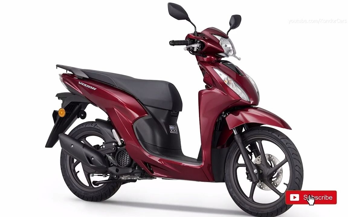 2021 honda vision 110 - redesigned & more fuel efficient_哔哩