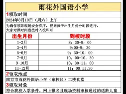 Download Video: 24年幼升小录取通知书领取。24年幼升小家长看过来✅❗❗。各位家长请注意：领取通知书时间以及地点以官方信息为准