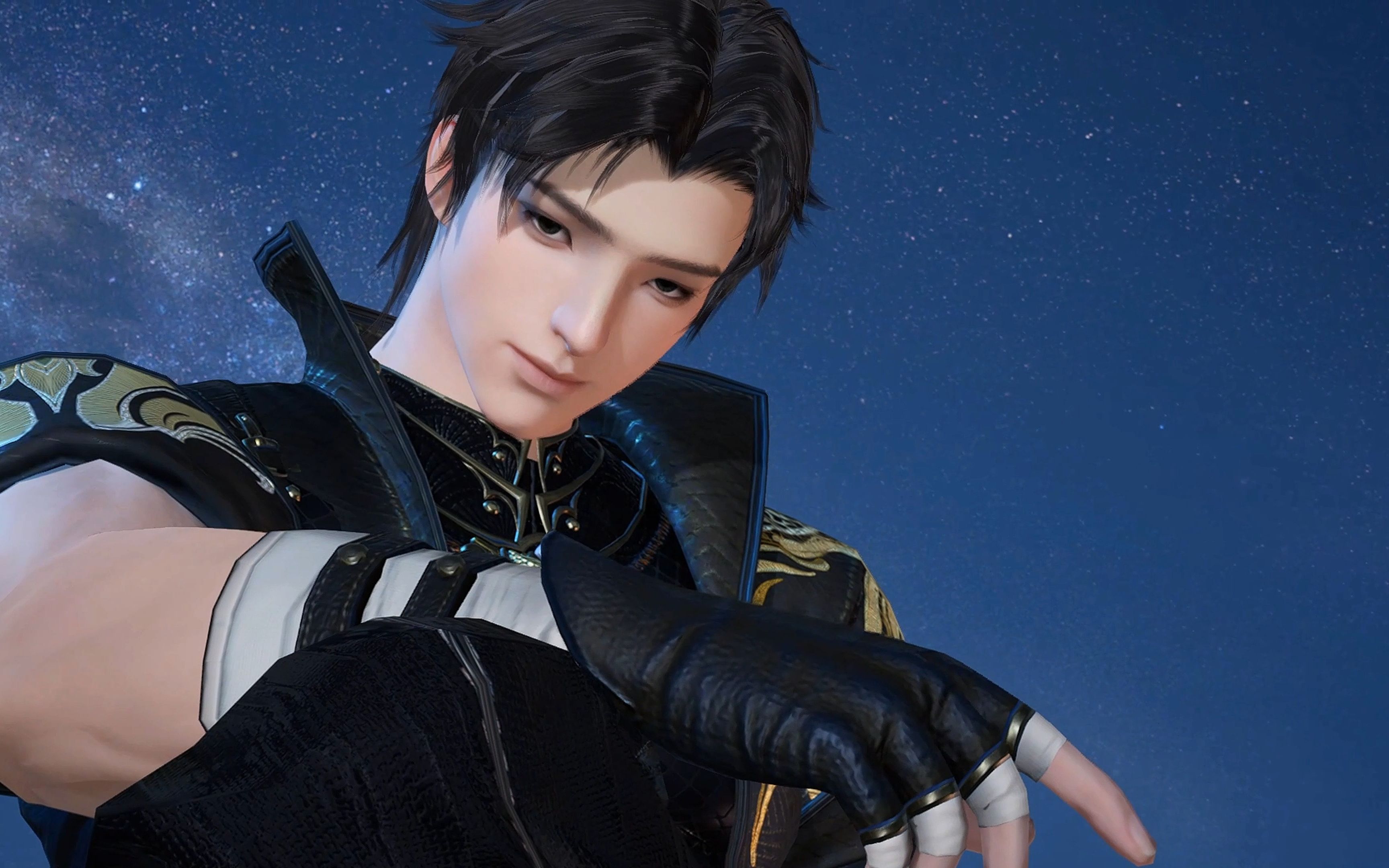 【逆水寒】手游云捏脸男相 有点捏胖了