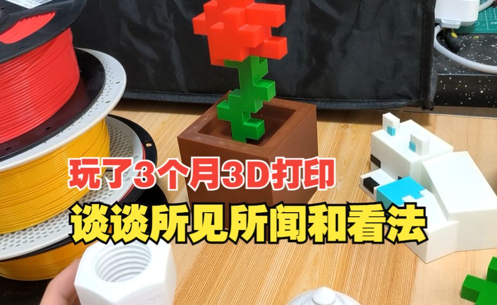 【杂谈】玩3D打印三个月,聊聊所见所闻和一些个人看法哔哩哔哩bilibili