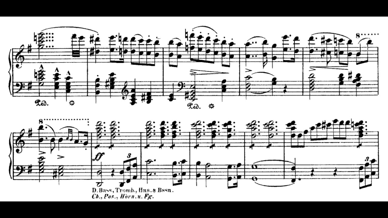 [图][瓦格纳 罗恩格林 第三幕序曲 钢琴谱]Wagner - Lohengrin, Prelude to Act 3 (piano score)