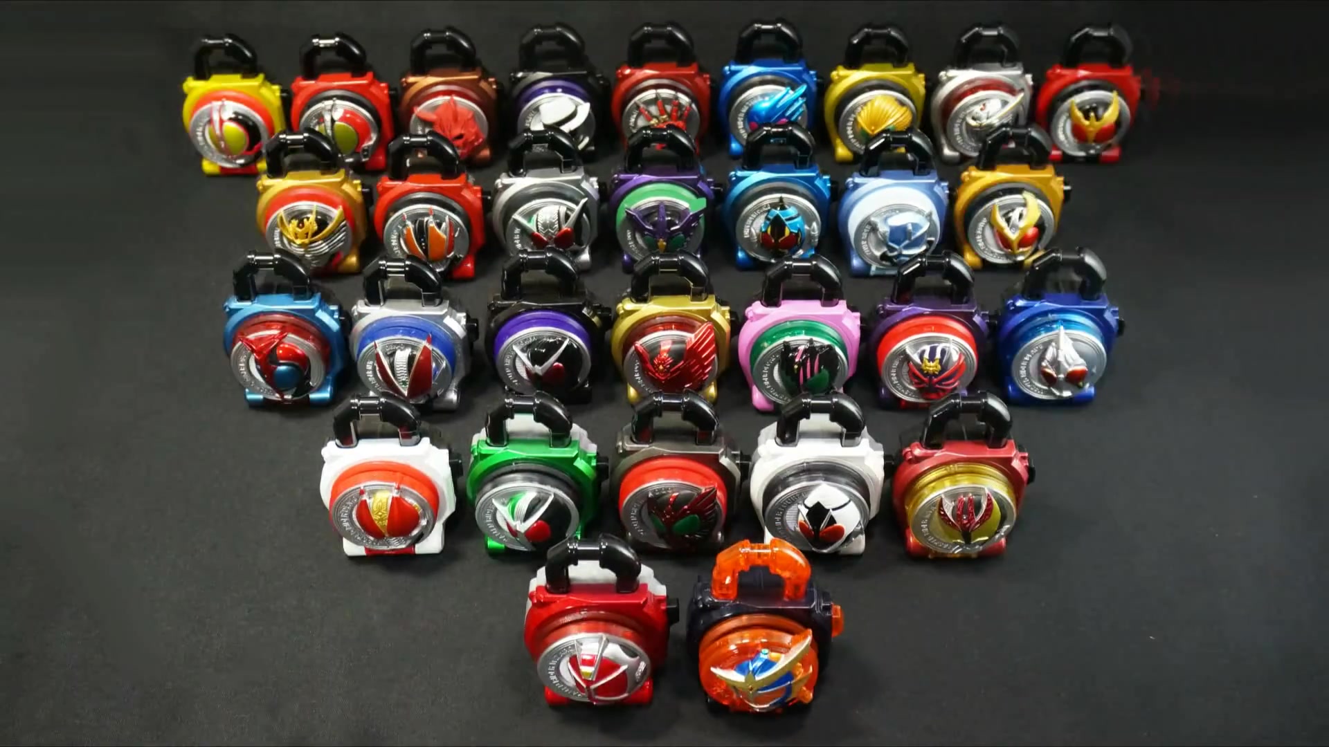 假面骑士铠武 全传说骑士锁种 开锁音效集锦 kamen rider gaimu all