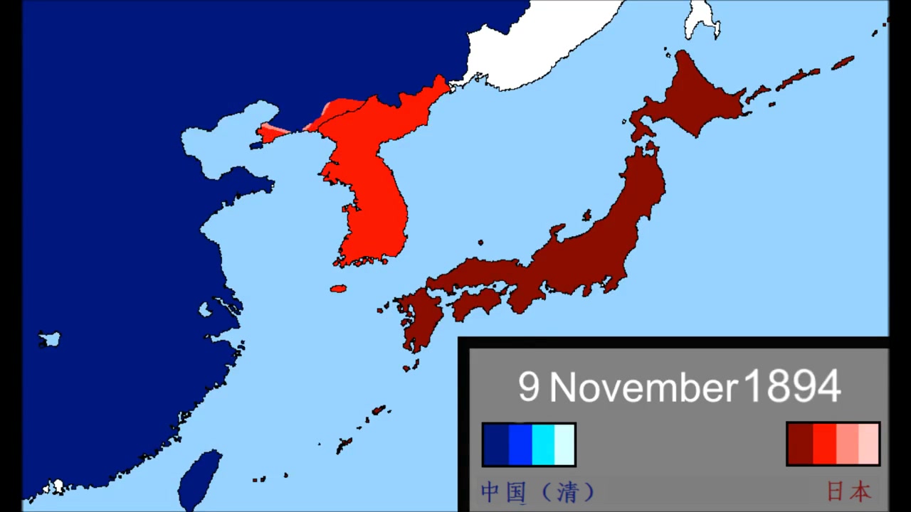 [图]【个人汉化】中日甲午战争每天战线变化