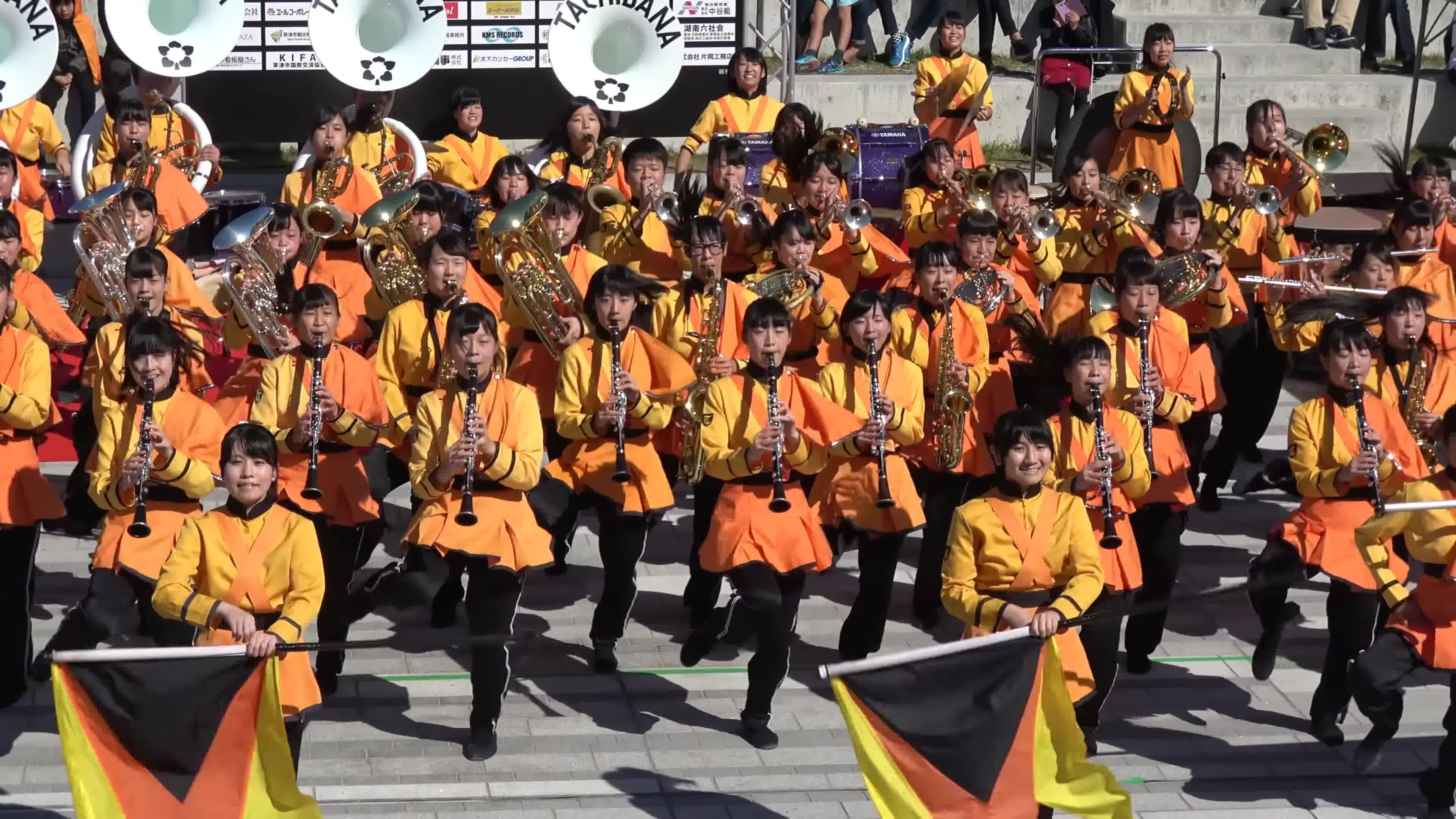 橘色惡魔草津萬聖節2018開幕表演京都橘高校吹奏楽部草津ハロウィンオ