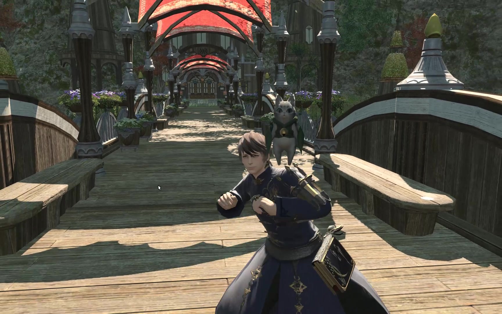 【ff14】直立在人男肩上怎么动都毅然不倒的风筝小猫