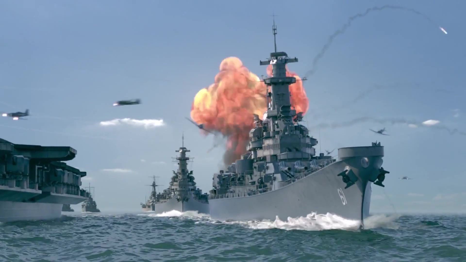 战舰世界官方cg大炮巨舰男人的浪漫厌恶战争