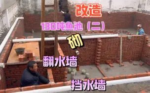 Скачать видео: 改造130吨鱼池（二），过滤仓翻水墙挡水板怎么做，用哪种材料合适