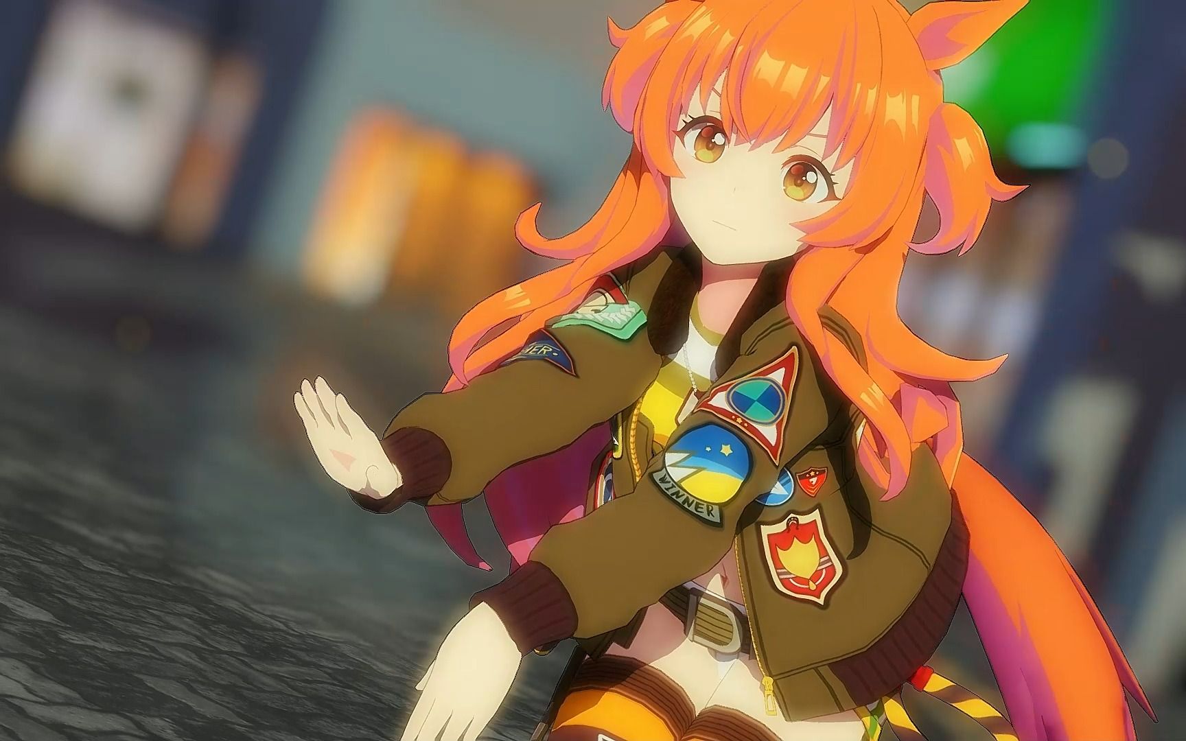 【赛马娘mmd】78重炮酱也要deep blue townへおいでよ【渲染练习】