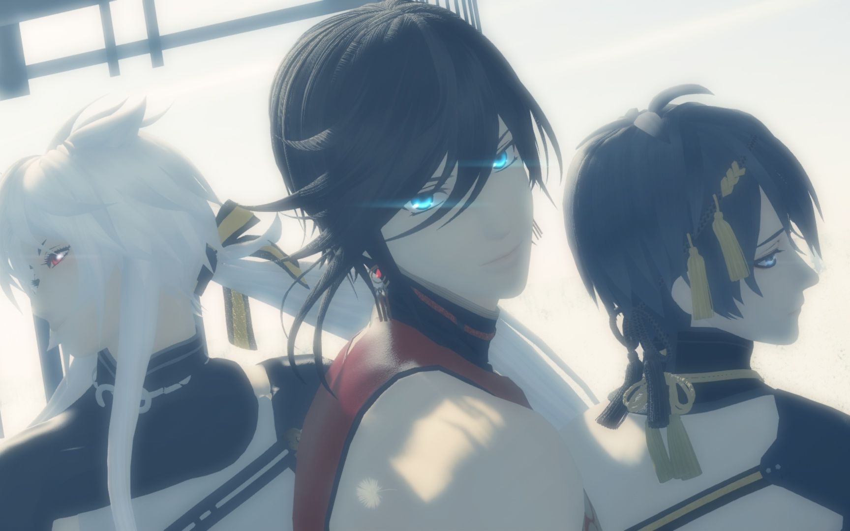 【刀剑乱舞 mmd】三日月宗近/小狐丸/和泉守兼定(刀音装) - teamo