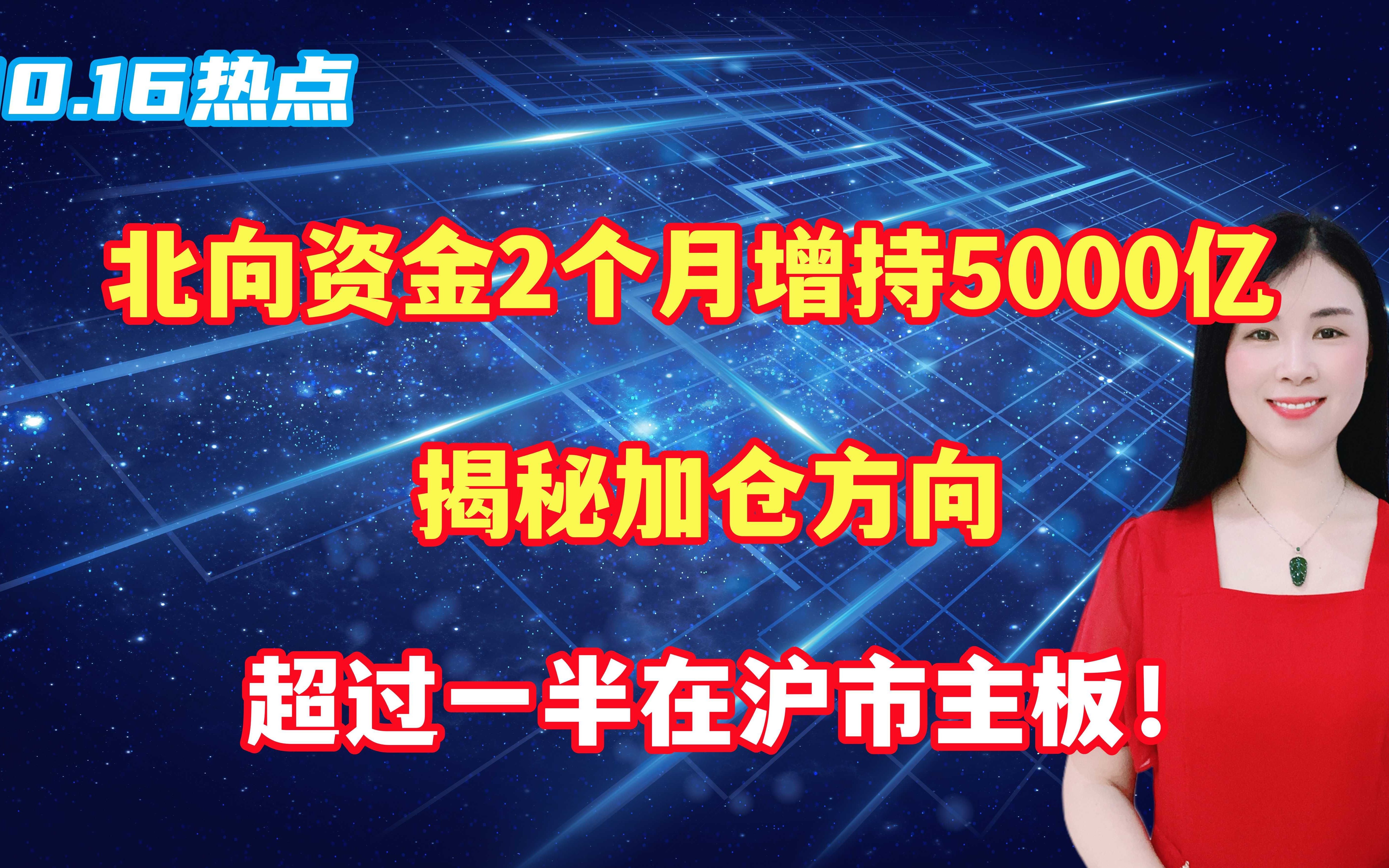 北向资金2个月增持5000亿,揭秘加仓方向,超一半在沪市主板哔哩哔哩bilibili