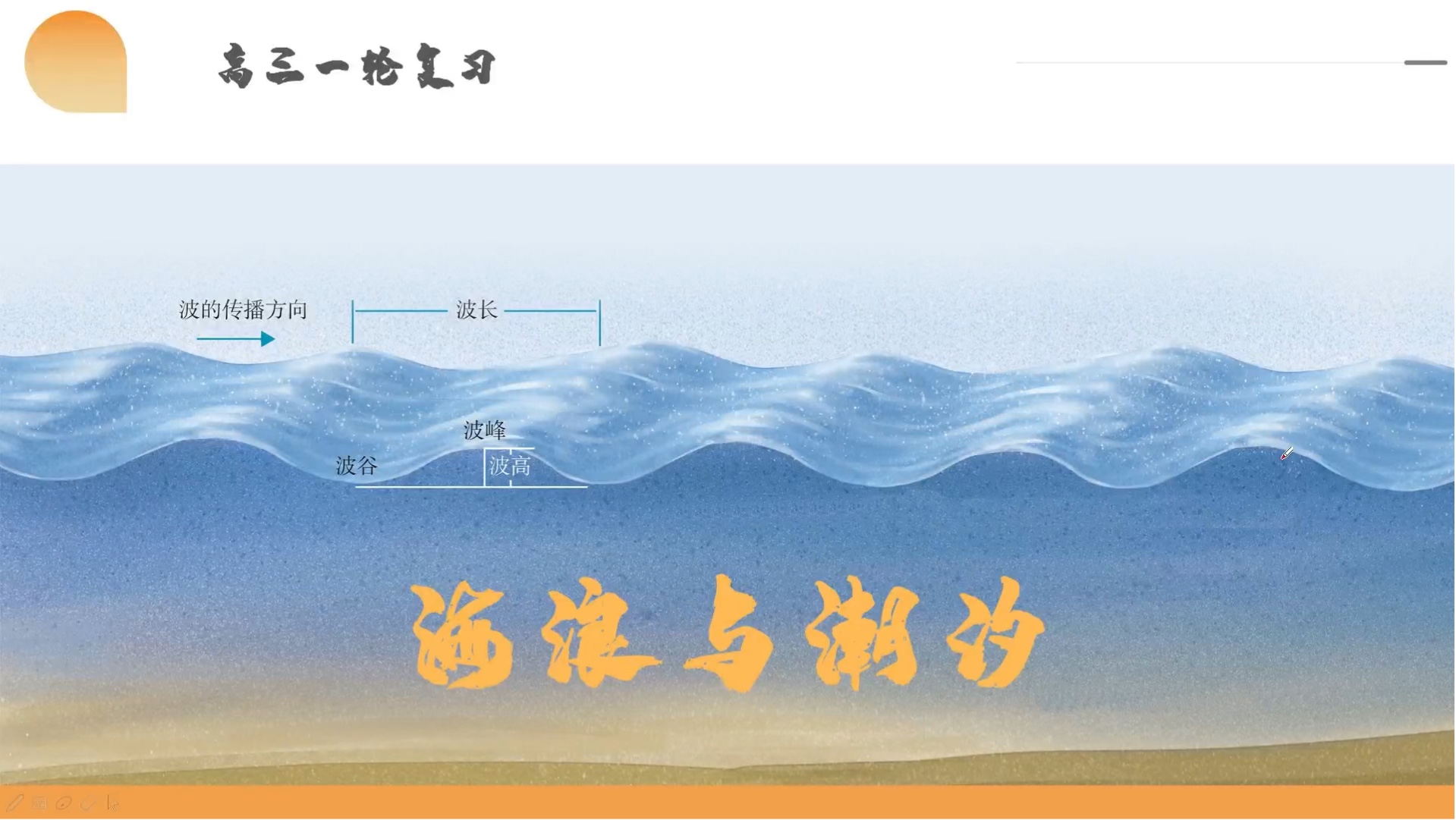 【高三一轮复习】52波浪与潮汐