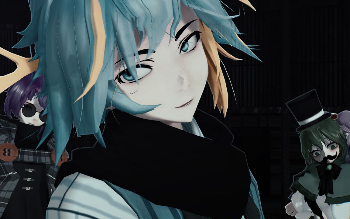 【幸木镇×mmd】freak【四天王】_哔哩哔哩 (゜