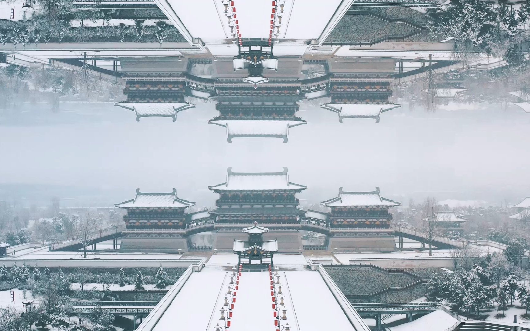 [图]晚来天欲雪，神都一夜白【2022年洛阳的第一场雪】