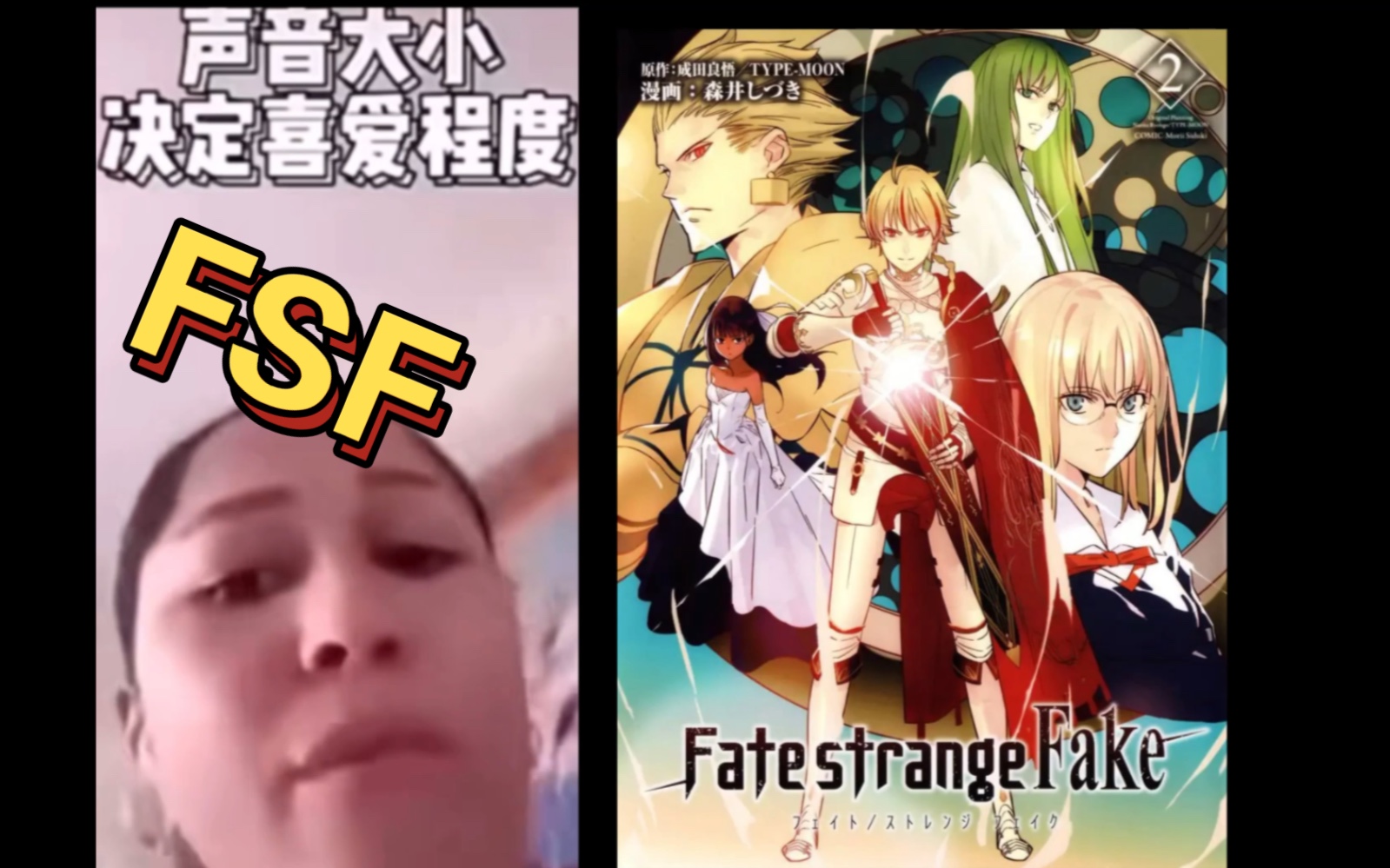 [图]【FSF】声音大小决定喜爱程度，但是是Fate Strange Fake（个人向）