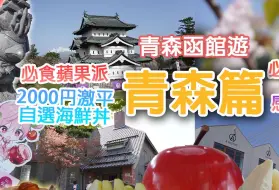 Download Video: 日本青森函馆游｜青森篇｜自选海鲜丼、必访樱花景点、各种苹果｜2024黄金周