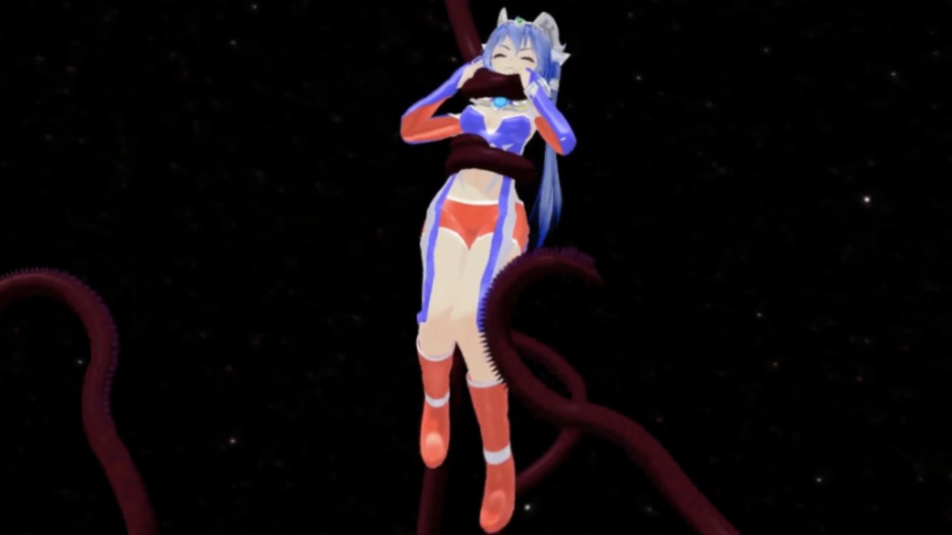 赛罗娘巡逻之际被触手怪兽偷袭围攻不敌陷落